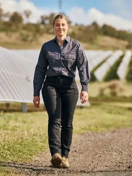 Bisley Women's X Airflow Stretch Ripstop Vented Cargo Pant BPCL6150 Metro Workwear.